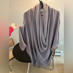 Womens Draped Light Brown Tunic size M/L